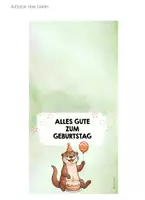 Vorschau - Anderer Materialtyp - Otterklasse - Geburtstagsaufsteller/-schild - Seite 3
