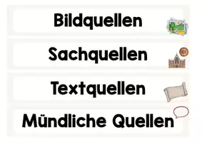 Vorschau - Präsentationen/Tafelbilder - Tafelmaterial: Historikerarbeit - Deckblatt