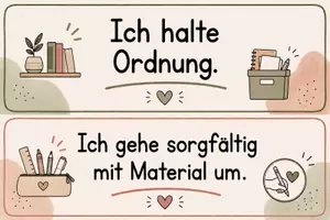 Vorschau - Poster - Klassenregeln / Classroom-Management - Seite 3