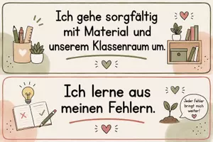 Vorschau - Poster - Klassenregeln / Classroom-Management - Seite 2