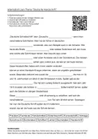 Vorschau - Arbeitsblätter - Arbeitsblätter zum Thema "Deutsche Handschrift" + Lösung & MP3 + - Deckblatt