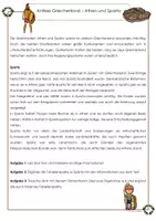 Vorschau - Arbeitsblätter - Das antike Griechenland | Antikes Griechenland | Athen und Sparta | Arbeitsblätter | Klasse 5,6 | Geschichte - Seite 3
