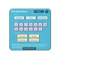 Vorschau - Lehrpläne/Lehrermaterial - EVA Jahresplaner v2.0 – kostenlose Demoversion - Seite 1