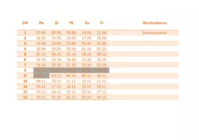 Vorschau - Lehrpläne/Lehrermaterial - EVA Jahresplaner v2.0 – kostenlose Demoversion - Seite 3