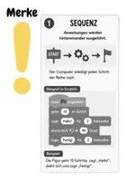 Vorschau - Arbeitsblätter - Grundbausteine Algorithmus: Sequenz, Schleife, Bedingung - Seite 2