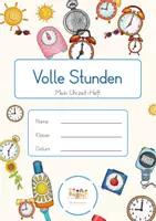 Vorschau - Arbeitsblätter - Uhrzeit - Volle Stunden - Deckblatt