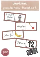 Vorschau - Spiele - Lesedomino - 1. KLASSE KARIBU - Buchstaben O bis B - Deckblatt