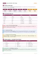 Vorschau - Unterrichtsreihen - Days and Months – Mini-Training Englisch - Seite 1