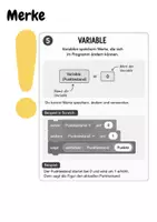 Vorschau - Arbeitsblätter - Grundbausteine Algortihmus: Verzweigung und Variable - Seite 3