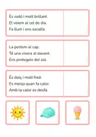 Vista previa - Hojas de trabajo - Comprensió lectora · Endevina la imatge (3 tipografies) - página 2