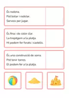 Vista previa - Hojas de trabajo - Comprensió lectora · Endevina la imatge (3 tipografies) - página 1