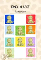 Vorschau - Bildkarten - Dinoklasse - Tischschilder - Deckblatt