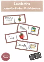 Vorschau - Spiele - Lesedomino - 1. KLASSE KARIBU - Buchstaben O bis EI - Deckblatt