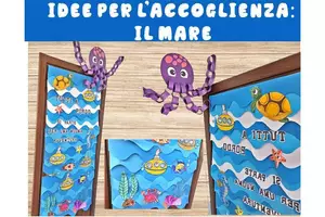 anteprima - Materiale di supporto/inclusione - 🌊 Idee per l'accoglienza: Il Mare - Pagina di copertina