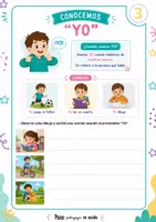 Vista previa - Hojas de trabajo - Pronombres personales en accion - página 3