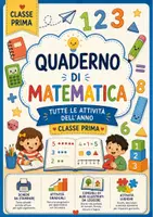 anteprima - Esercizi - Mate - Quaderno in Classe Prima - Pagina di copertina