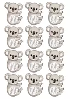 Vorschau - Bildkarten - Gruß zum Schuljahresbeginn - Set1 🐨🦉🐼 - Seite 2