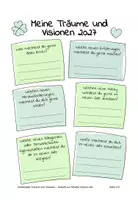 Vorschau - Arbeitsblätter - Neujahrswünsche zum Jahresstart 2027: Meine Träume und Visionen (Neujahr) - Seite 2