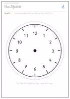 Vorschau - Arbeitsblätter - Uhrzeit - Bastel-Uhr - Seite 2