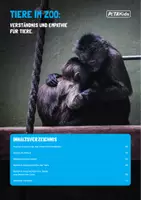 Vorschau - Stundenentwürfe - Kostenlos: Stundenentwurf "Tiere im Zoo" - Deckblatt