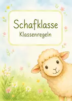 Vorschau - Merkblätter - Schafklasse - Klassenregeln - Aushänge für Klassenregeln - Deckblatt