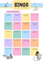 Aperçu - Autre type de ressources - Bingo de la rentrée scolaire coloré - Page de couverture