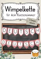 Vorschau - Anderer Materialtyp - Wimpelkette Deutsch - Deckblatt