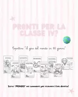 anteprima - Altro tipo di materiale - copertine quaderni classe IV - tema: "Il giro del mondo in 80 giorni" - Pagina di copertina