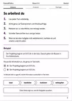 Vorschau - Arbeitsblätter - Basisscreening Abschnitte und Schlüsselwörter Klasse 5–6 - Seite 1