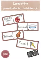 Vorschau - Spiele - Lesedomino - 1. KLASSE KARIBU - Buchstaben O bis Ü - Deckblatt