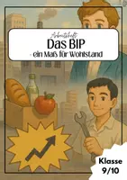 Vorschau - Unterrichtsreihen - Das BIP, Wirtschaft in Deutschland / Arbeitsheft - Deckblatt