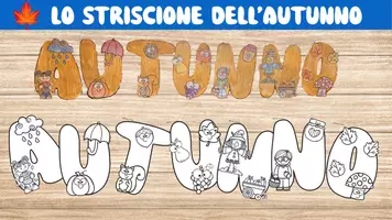 anteprima - Flashcard - Lo striscione dell'Autunno - Pagina di copertina