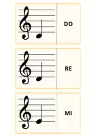 Vista previa - Juegos / Gamificación - Nombre de las notas en clave de SOL - página 1