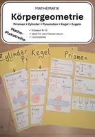 Vorschau - Poster - Lernplakate Körpergeometrie – Klassen 8-10 - Deckblatt
