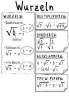 Vorschau - Poster - Lernplakate Potenzen und Wurzeln - Klassen 8-10 - Seite 1