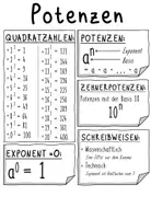 Vorschau - Poster - Lernplakate Potenzen und Wurzeln - Klassen 8-10 - Seite 2