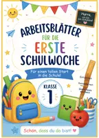 Vorschau - Arbeitsblätter - Arbeitsblätter für die ersten Schultage - Deckblatt