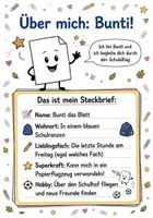 Vorschau - Poster - Bunti in der großen Pause - Comic - Bunte Blätter - Seite 1