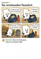 Vorschau - Poster - Bunti in der großen Pause - Comic - Bunte Blätter - Seite 2