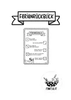 Vorschau - Spiele - Ferienrückblick - Deckblatt