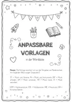 Vorschau - Lehrpläne/Lehrermaterial - Musik Leistungsbewertung: Vorlage Kurz-Dokumentation (anpassbar) Grundschule - Seite 2