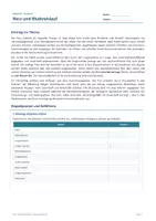 Vorschau - Arbeitsblätter - Arbeitsblatt Biologie Klasse 8 - Herz und Blutkreislauf - Deckblatt