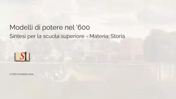 anteprima - Presentazioni / Lavagne - L'Assolutismo e i Modelli di potere nel '600 - Pagina di copertina