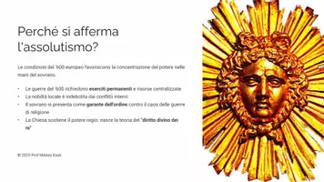 anteprima - Presentazioni / Lavagne - L'Assolutismo e i Modelli di potere nel '600 - Pagina 3