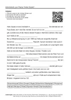 Vorschau - Arbeitsblätter - Arbeitsblätter zum Thema "Halle (Saale)" + Lösung & MP3 + Mindmap + Infografik - Deckblatt