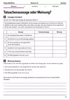 Vorschau - Arbeitsblätter - Tatsache und Meinung – Basisscreening Klasse 5–6 - Seite 2