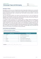 Vorschau - Arbeitsblätter - Arbeitsblatt Biologie Klasse 8 - Sinnesorgan Auge und Sehvorgang - Deckblatt