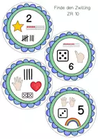 Vorschau - Spiele - Finde den Zwilling: Zahlenraum 10 - Seite 2