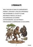 anteprima - Esercizi - Storia Facile - L'Evoluzione dell'uomo - Pagina 1