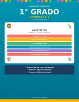Vista previa - Unidades / Secuencias / Situaciones de Aprendizaje - Planeación Trimestral Premium | 1.º de Primaria | Trimestre 1 | NEM 2026-2027 | Word Editable + PDF + Juegos Interactivos - página 1